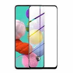 Защитное стекло 2D для Samsung A41, Черный
