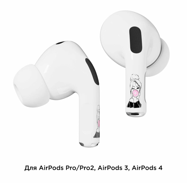 Наклейки "vlp" Easy Art для AirPods Pro/Pro2, Бабл Гам