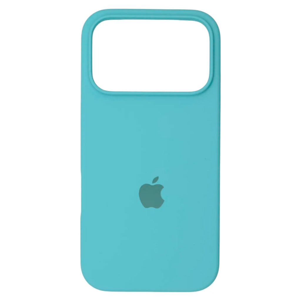 Чехол Silicone Case iPhone 17 Pro Max, Бирюзовый