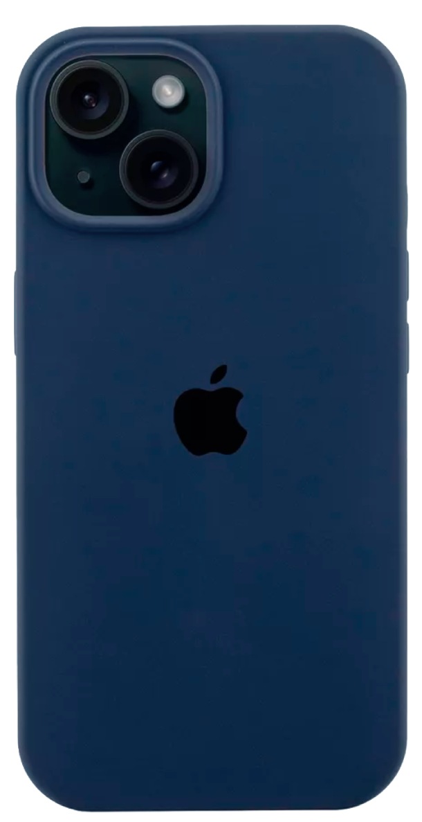 Чехол под оригинал для iPhone 15, Синий