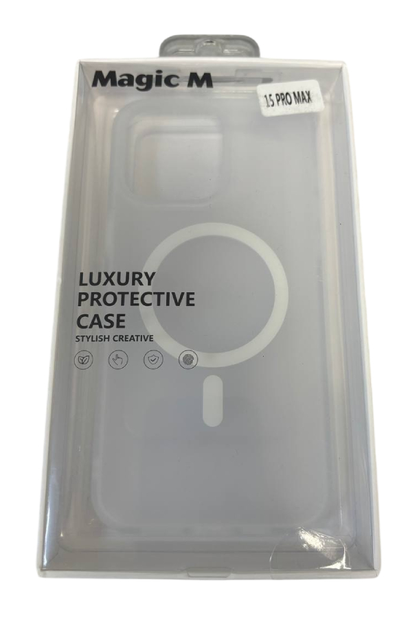Чехол Magic M Luxury Proective для iPhone 15 Pro, Прозрачный