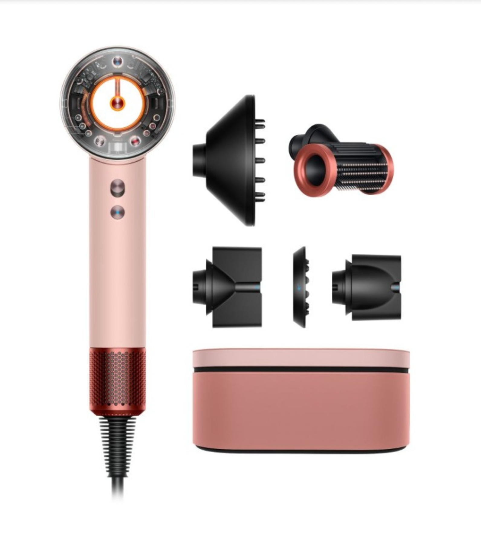 Dyson Supersonic Nural Kanzan Pink, Розовый, HD16, С подарочным кейсом для хранения