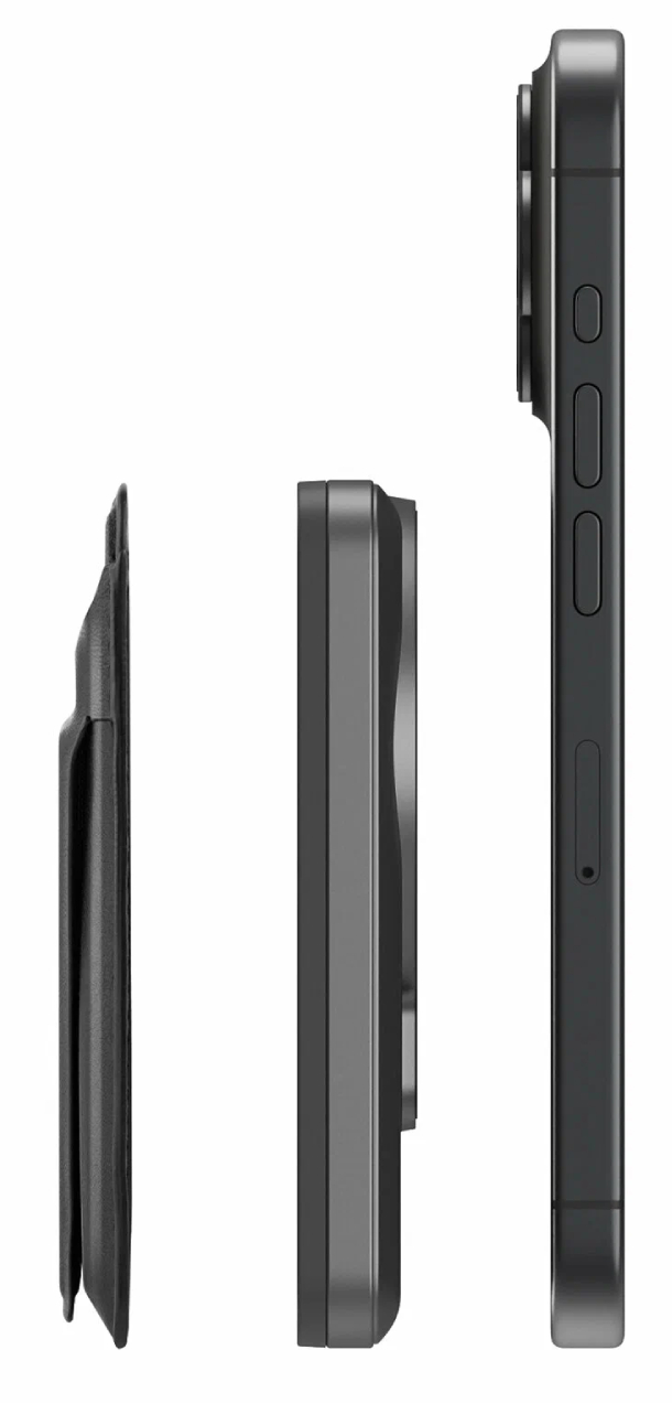 Power Bank EnergEA MagWallet Card 5K, 5000 мА·ч magsafe, Черный