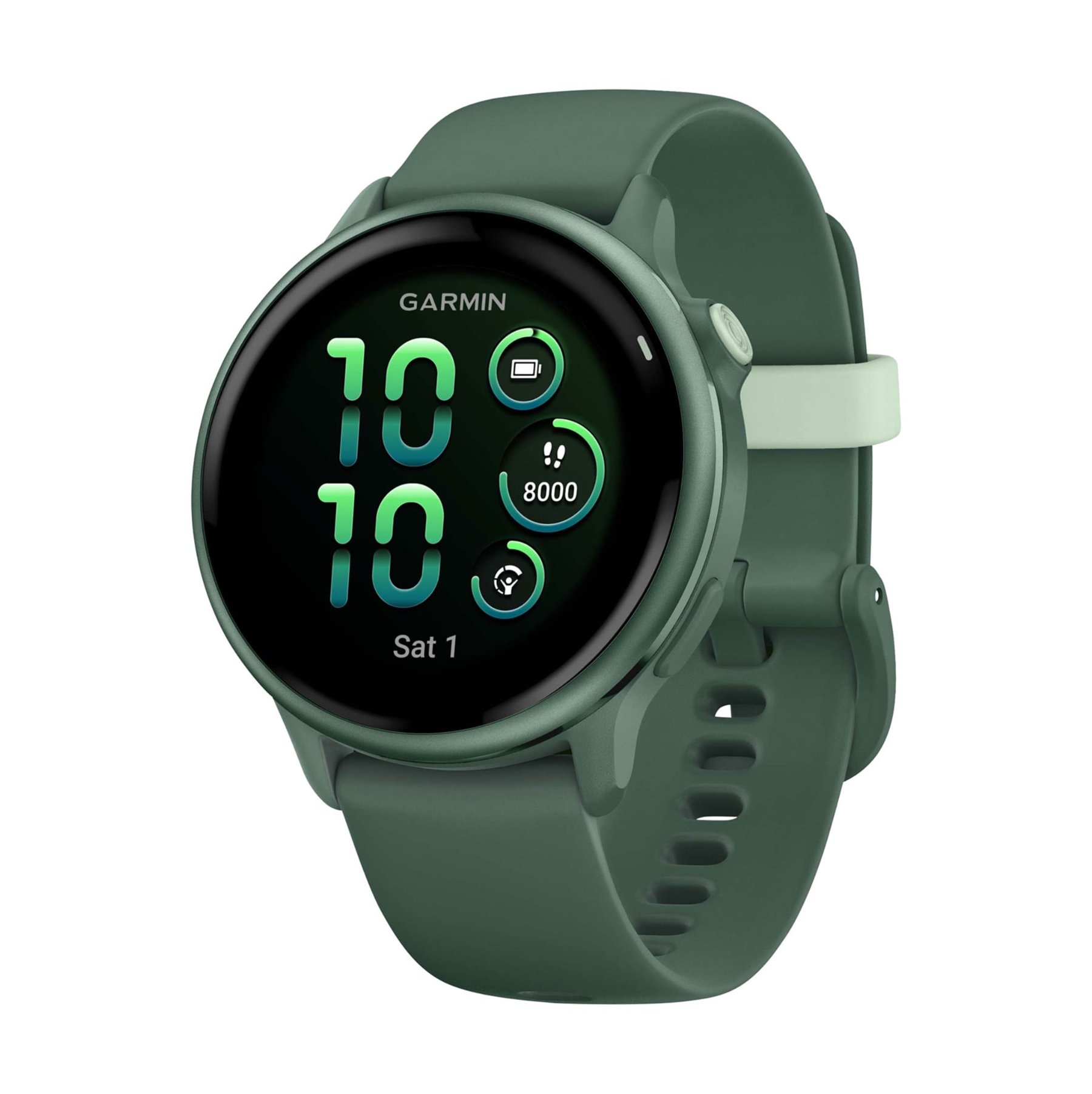 Garmin Vivoactive 6, Яшмовый зеленый металлик с яшмовым зеленым силиконовым ремешком