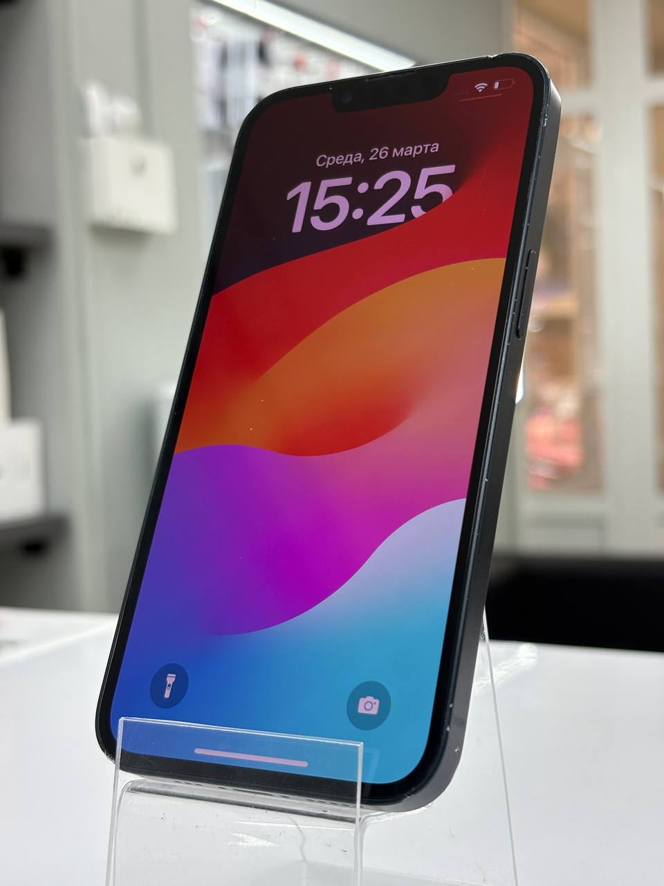 iPhone 13 Mini 128Гб, (Заменен АКБ), Черный - БУ . .