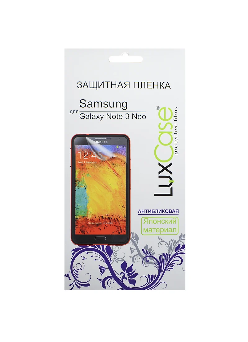 Защитная пленка LuxCase на дисплей для Samsung Note 3 Neo (Антибликовая)