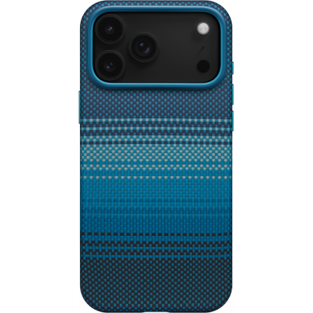 Противоударный чехол Pitaka Aramid UltraGuard Case для iPhone 17 Pro, Синий