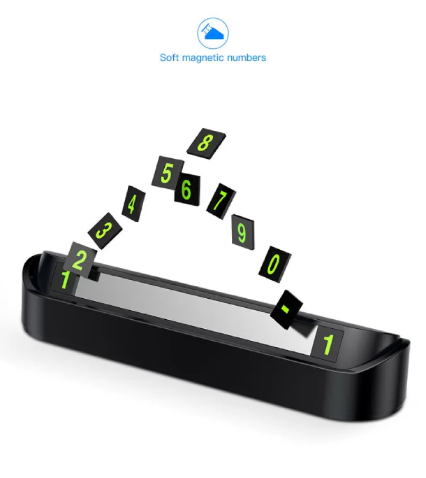 Автомобильная табличка для номера телефона Baseus ACNUM-DD01