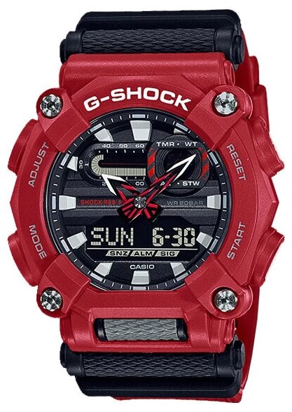 CASIO G-Shock GA-900-4A, Красные