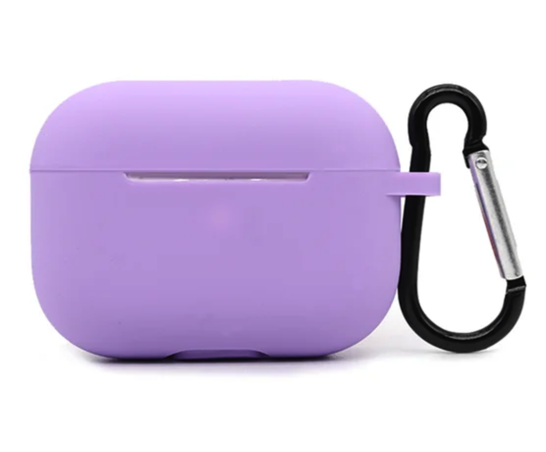 Чехол для наушников Airpods Pro 2 силикон, фиолетовый