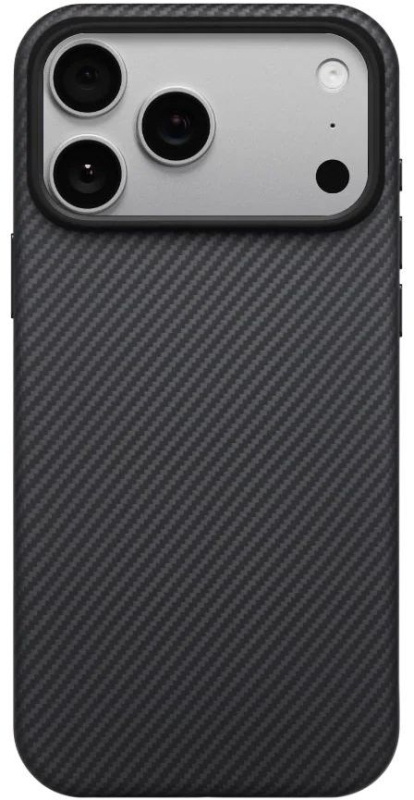 Противоударный чехол Pitaka Aramid UltraGuard Case для iPhone 17 Pro, Черный