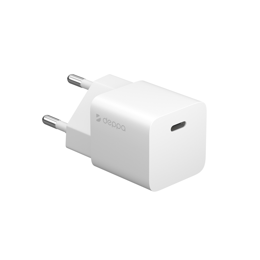 Deppa USB-C, Power Delivery, GaN 20W, Белый