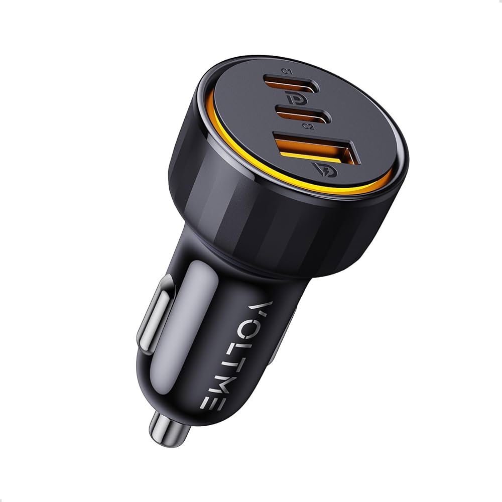 VOLTME Cazo, 65Вт USB-A + 2 Type-C, Черный, 65CCA