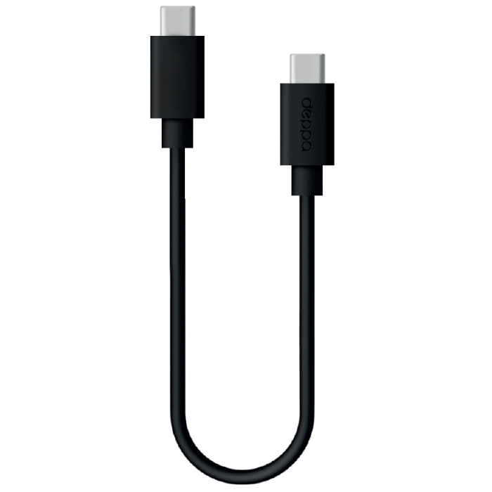 Deppa USB-C -> USB-C, 3A 1.2м, Черный