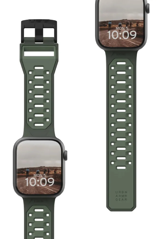 Ремешок силиконовый UAG Civilian Strap для Apple Watch 42/44/45/49мм, Оливковый