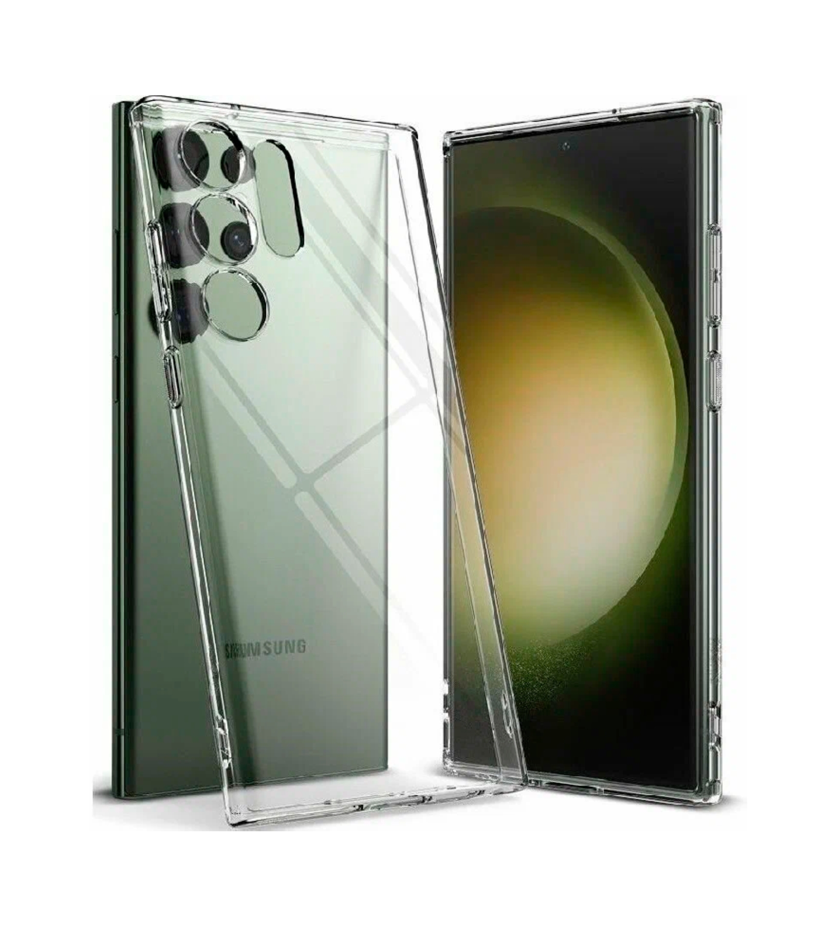 Чехол Kwi-ni Clear Case Plastic для Samsung S24 Ultra, Прозрачный