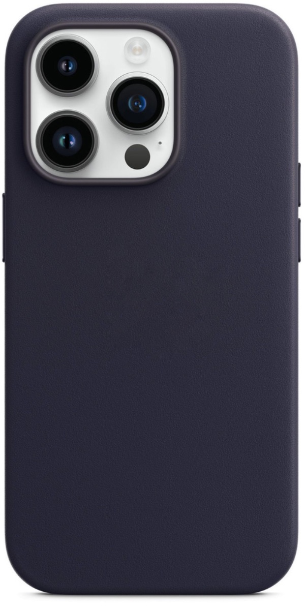 Чехол Кожа MagSafe для iPhone 15 Pro, Синий