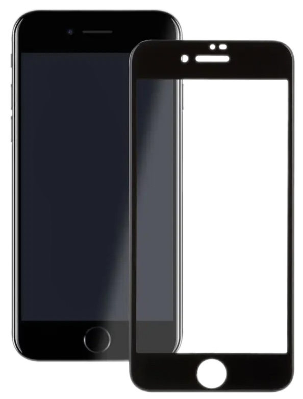 Защитное стекло цельное 3D для iPhone 6 Plus/6S Plus, Черный