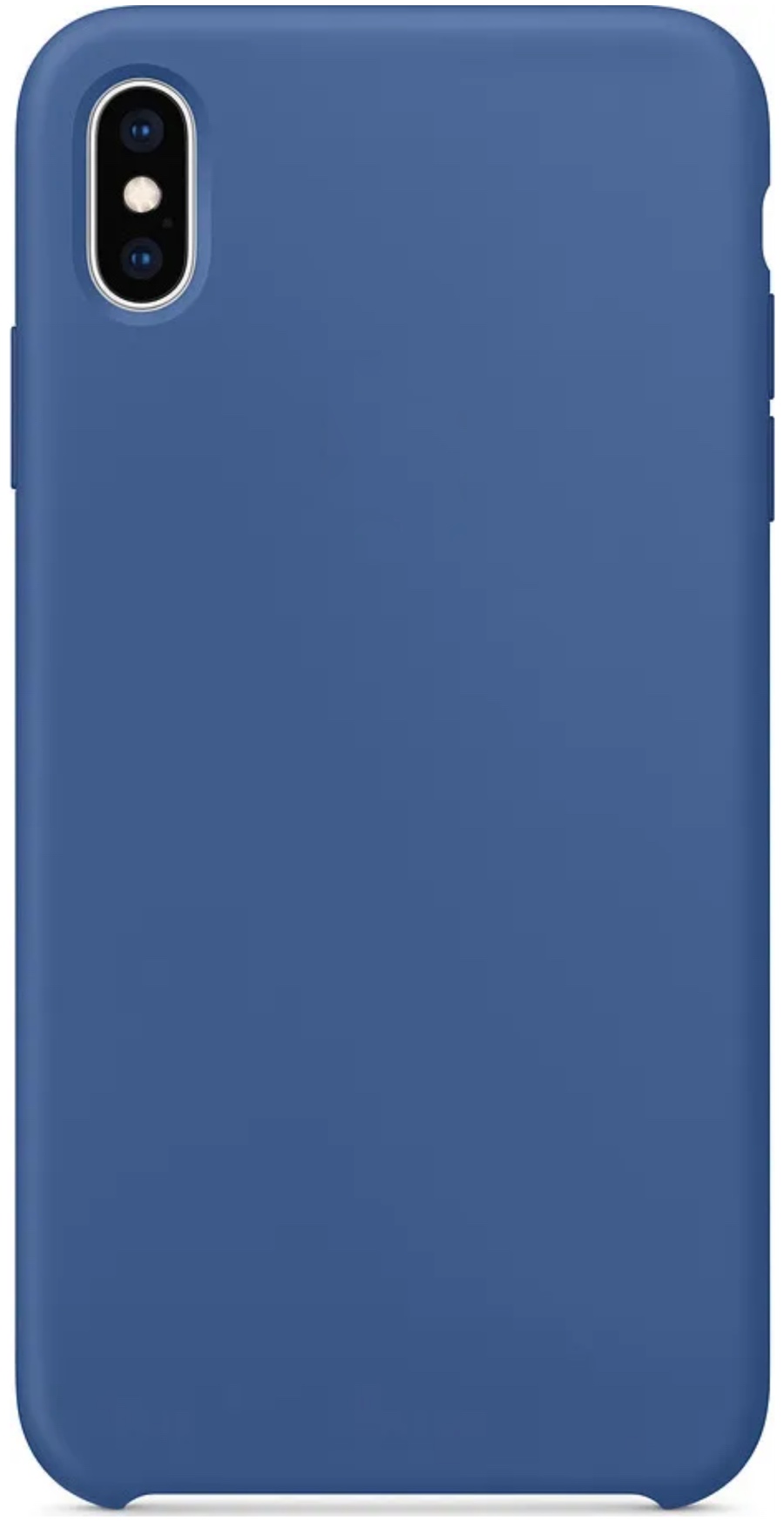 Оригинальный Силиконовый чехол для iPhone XS Max, Синий