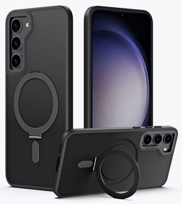 Чехол MagSafe c подставкой для Samsung Galaxy S23, Черный