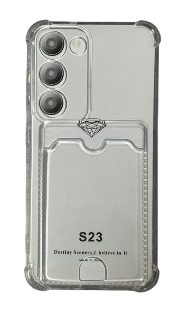 Чехол Magic M прозрачный под карту Samsung S23