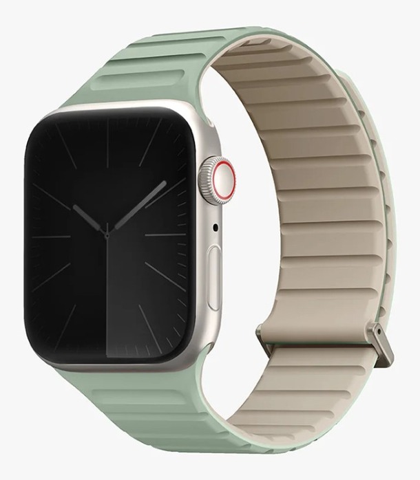 Ремешок Uniq Revix EVO reversible Magnetic Soft Мята/Бежевый для Apple Watch 38/40/41мм