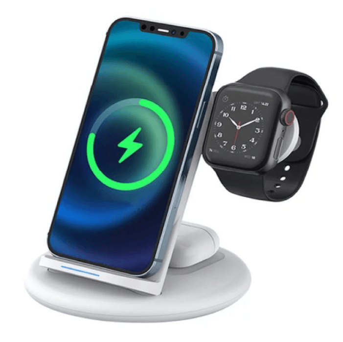 WiWU Air 3 в 1 Charging Stand: iPhone, Apple Watch, Airpods 15W