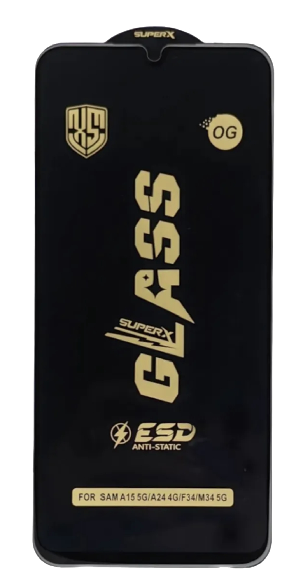 Защитное стекло OG для Samsung A15, Черный