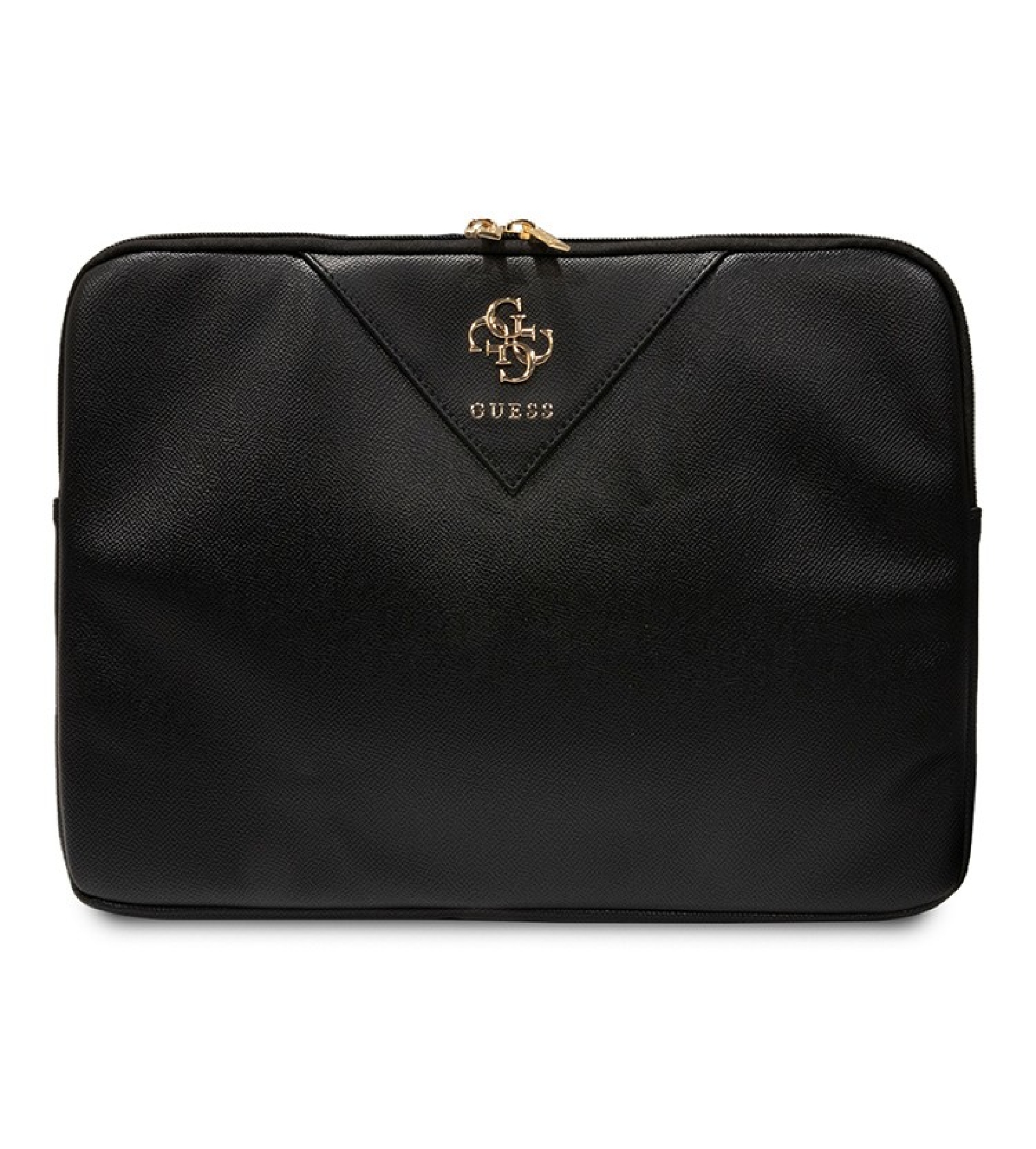 Чехол для ноутбуков Guess 13"/14" Sleeve PU Grained leather 4G metal logo with Zipper, Черный