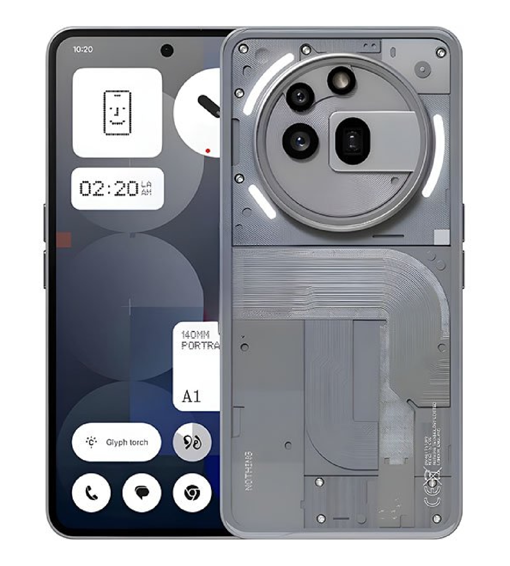 Nothing Phone (3A) Pro 12/256Гб, Серый