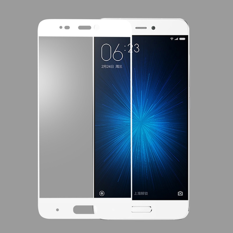 Защитное стекло 2D для Xiaomi Mi5, Белый