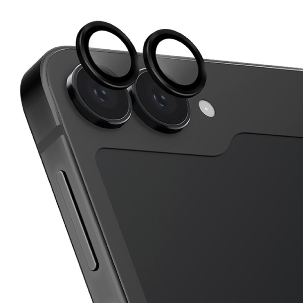 Uniq стекло для Galaxy Z Flip6 OPTIX Camera Lens protector Aluminium, Черный