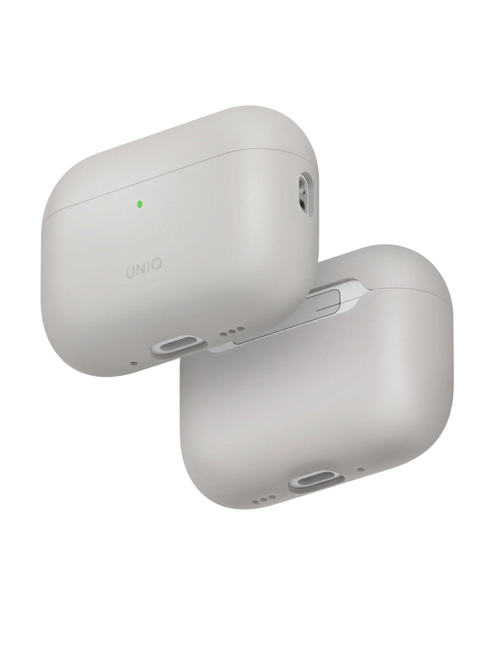 Чехол Uniq для Airpods Pro 3 LINO Liquid silicone with handstrap Ivory, Бежевый