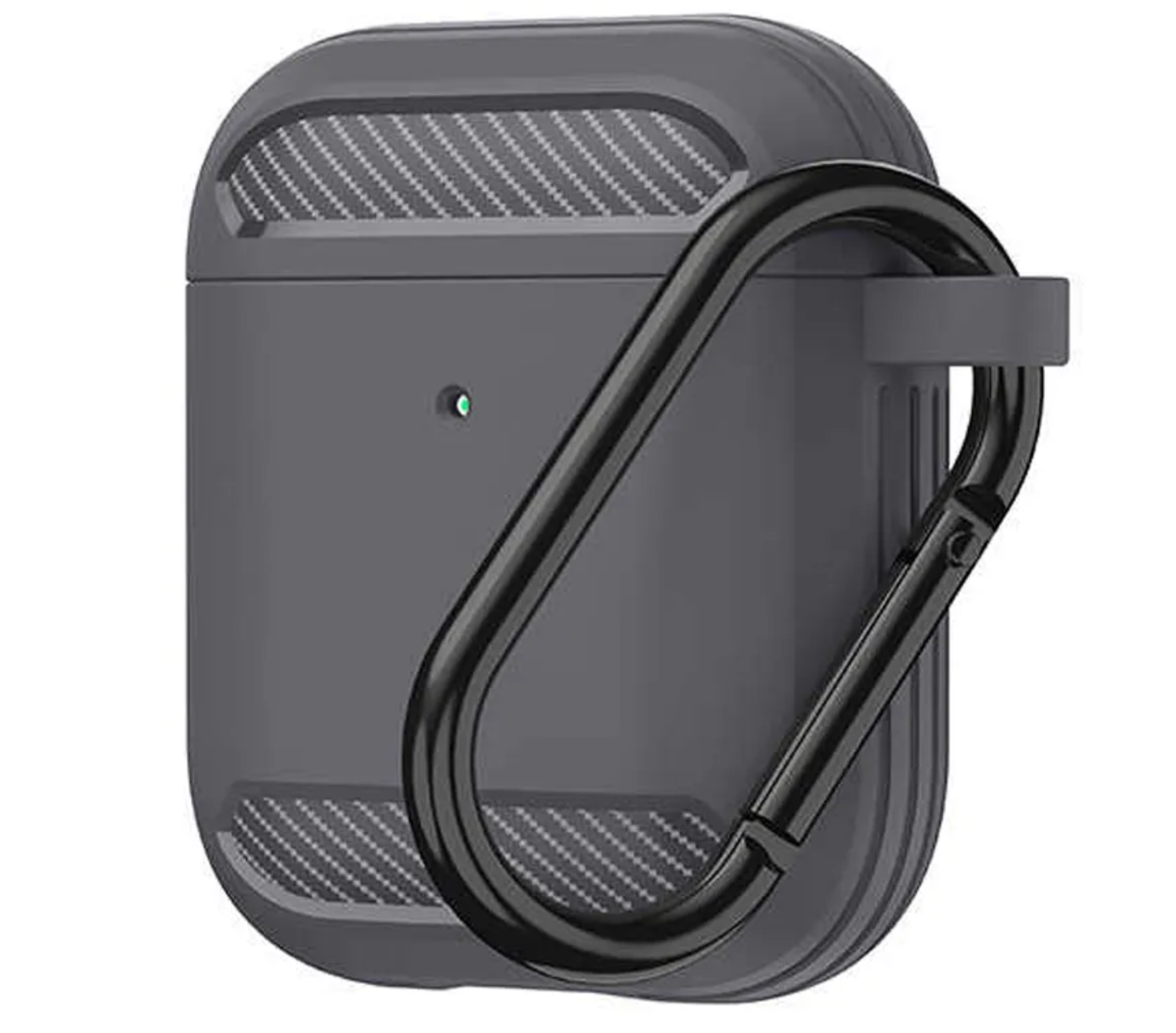 Чехол с карабином WiWU для AirPods, Серый