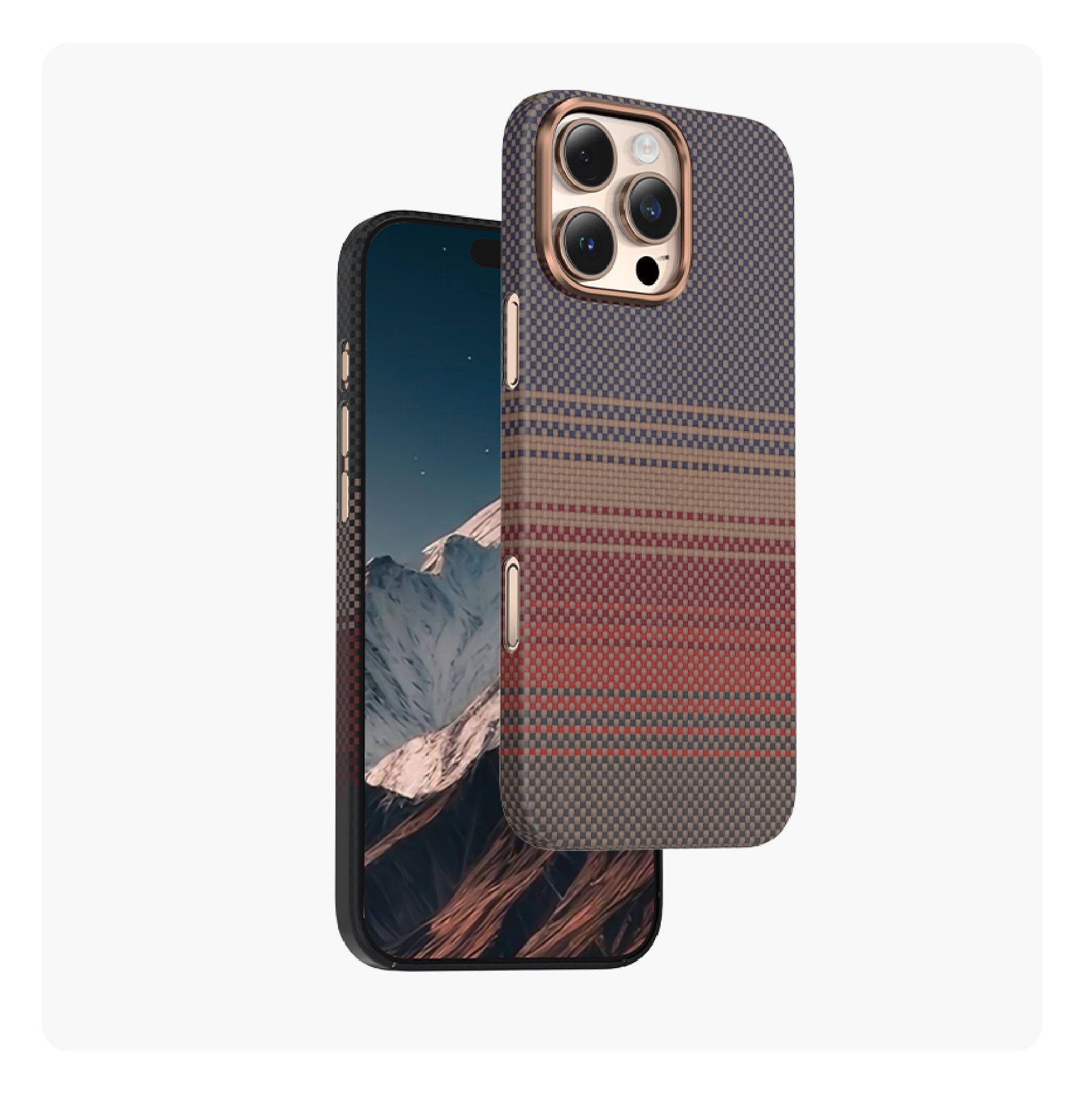 Чехол Keephone Kevilar для iPhone 16 Pro, Оранжевый