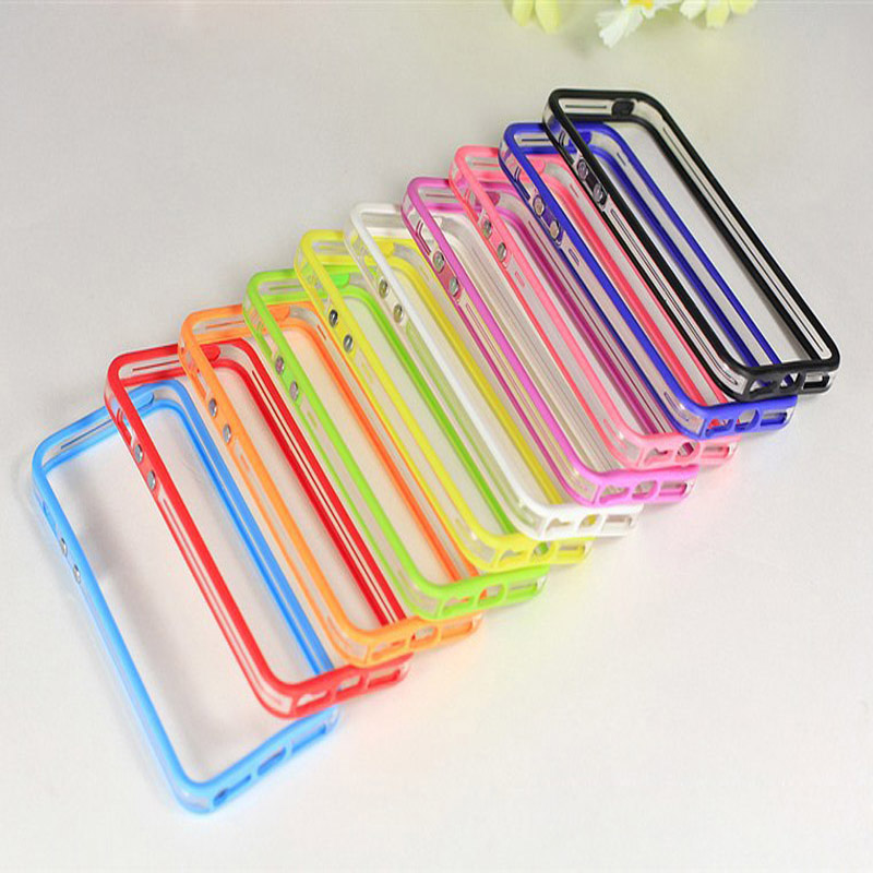 Бампер силикон+пластик  для  iPhone 5/5S