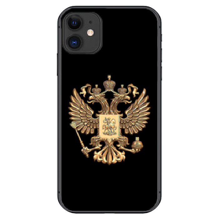 Силиконовый чехол для iPhone 11/11 Pro - Герб РФ