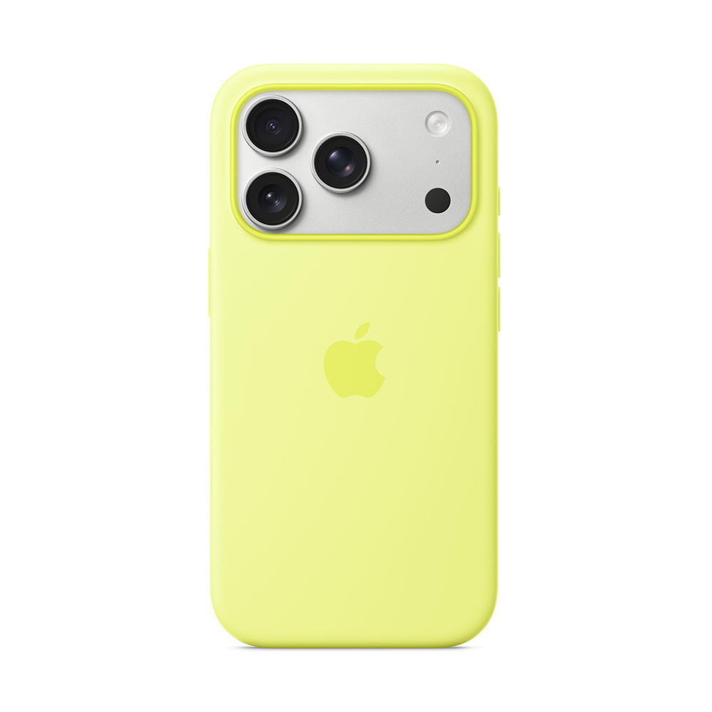 Чехол Silicone Case iPhone 17 Pro, Желтый