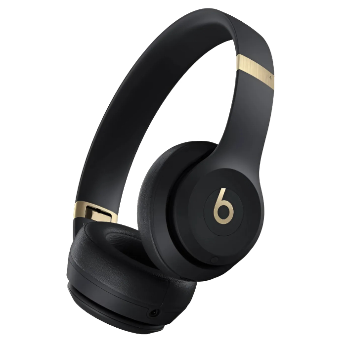 Beats Solo 4 Wireless Headphones6, Матово-черные, Золотые Beats Solo 4 Wireless Headphones6, Матово-черные, Золотые