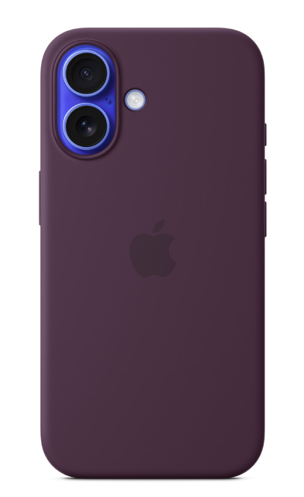 Чехол Оригинальный Силикон MagSafe для iPhone 16, Слива