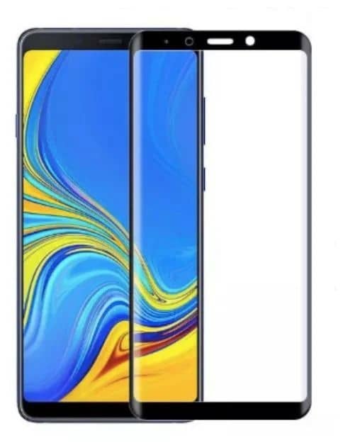 Защитное стекло для Samsung A9 2018, Черный