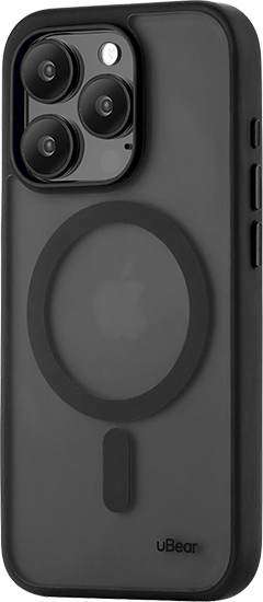 Чехол защитный uBear Cloud Mag для iPhone 15 Pro Max с MagSafe, Черный