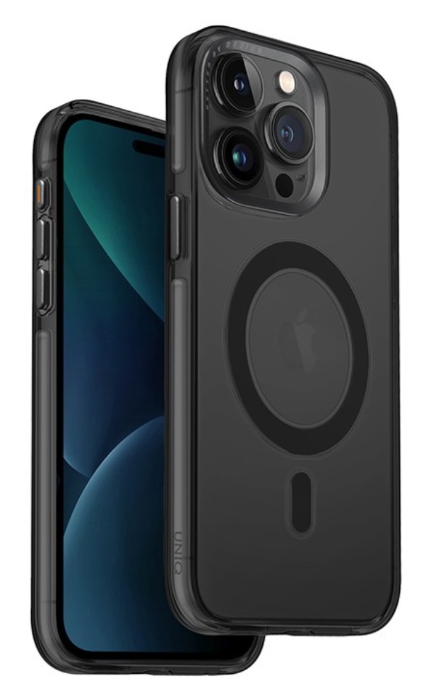 Чехол Uniq для iPhone 15 Pro Max, Calio MagSafe, Серый 