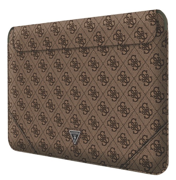 Чехол Guess для MacBook 13"-14" Sleeve 4G with Triangle metal logo, Коричневый