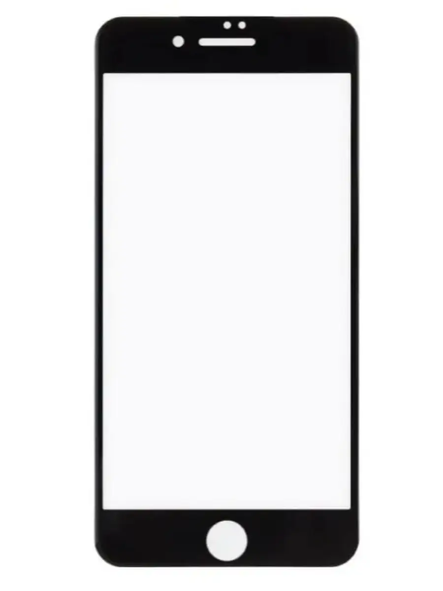 Защитное стекло цельное 3D для iPhone 7/8 Plus, Черный, Матовый