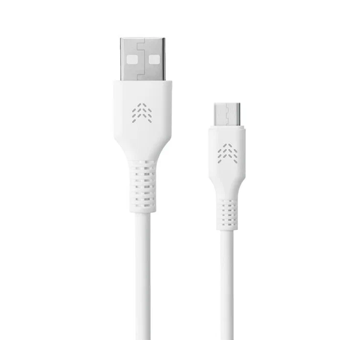 Rocket Flex USB-A - USB-C 1м, Белый