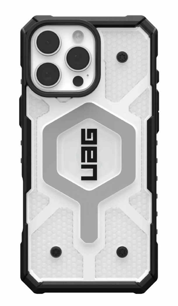 Чехол с поддержкой MAGSAFE Uag Pathfinder Clear для iPhone 16 Pro Max, прозрачный