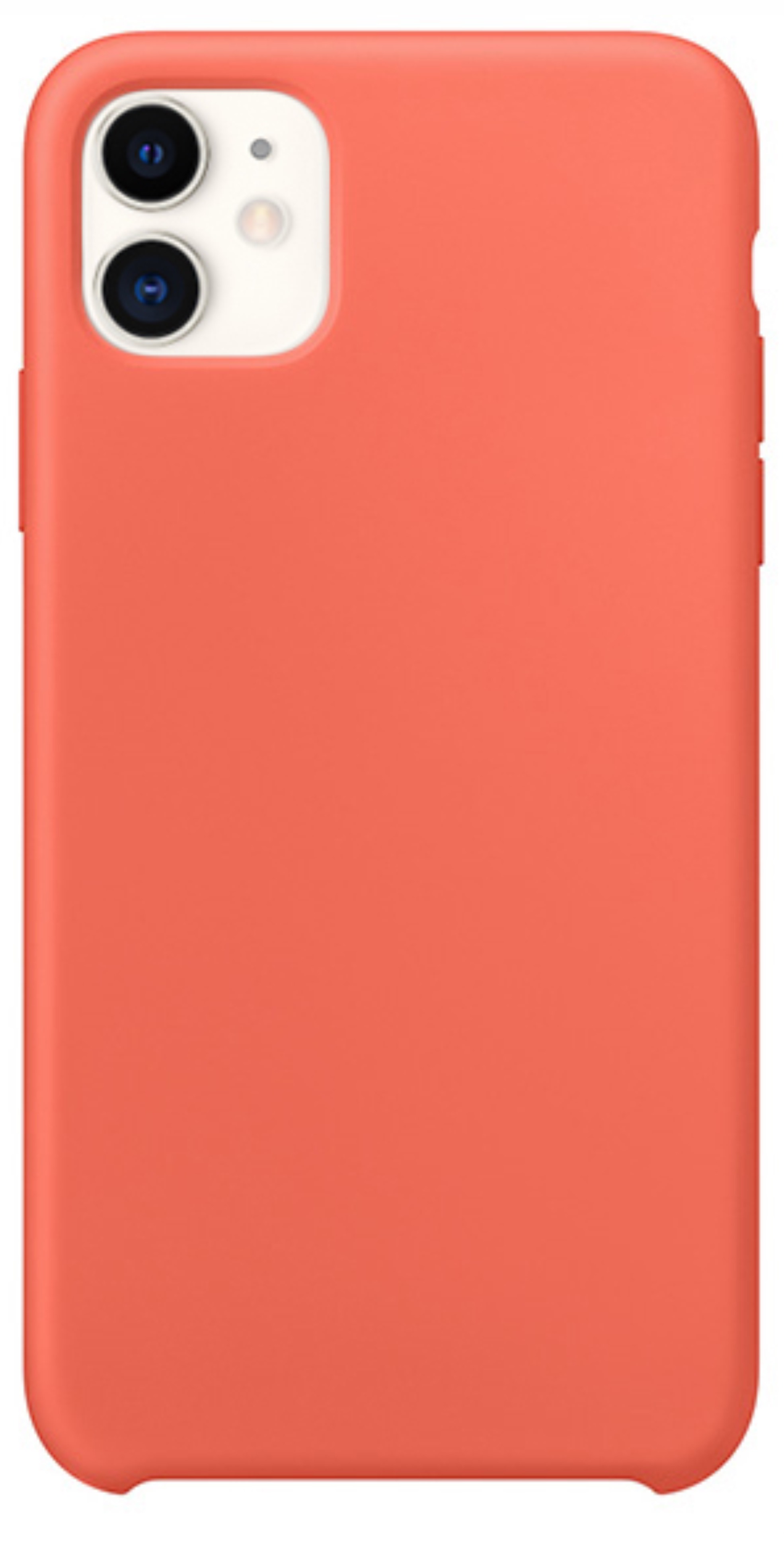 Оригинальный Силиконовый чехол для Apple iPhone 11, Оранжевый