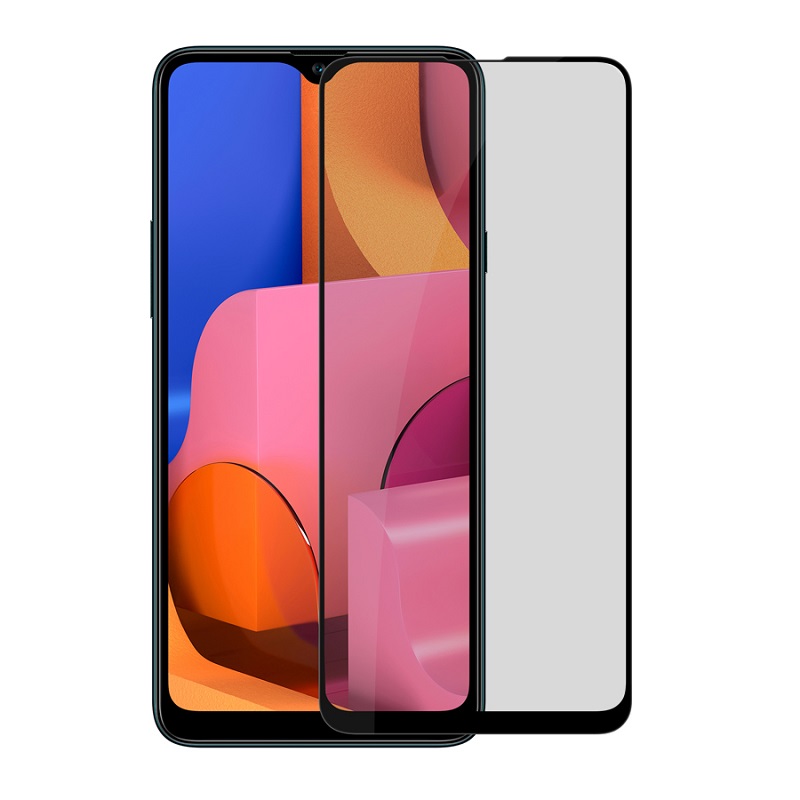 Защитное стекло 2D для Samsung A20S, Черный