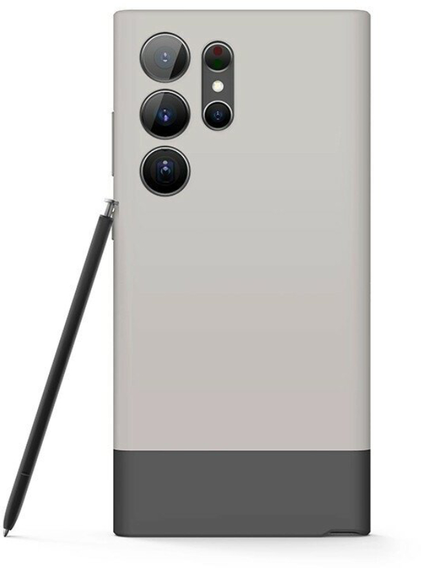 Чехол Elago для Galaxy S23 Ultra, GLIDE (tpu+pc), Камень/Темно-серый